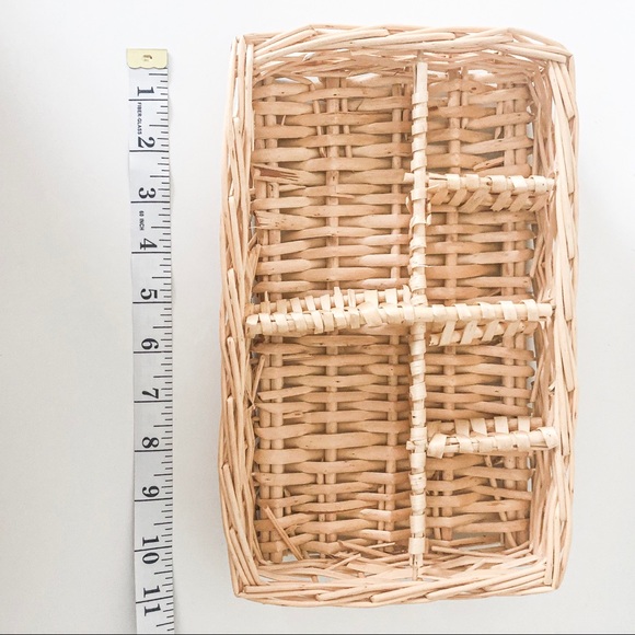 WOVEN JEWELRY BASKET ORGANIZER TRAY - Picture 4 of 5